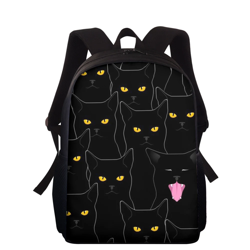 School-Bags Kids Backpack Customized Teenagers Cat-Pattern Girls Student Children Kawaii