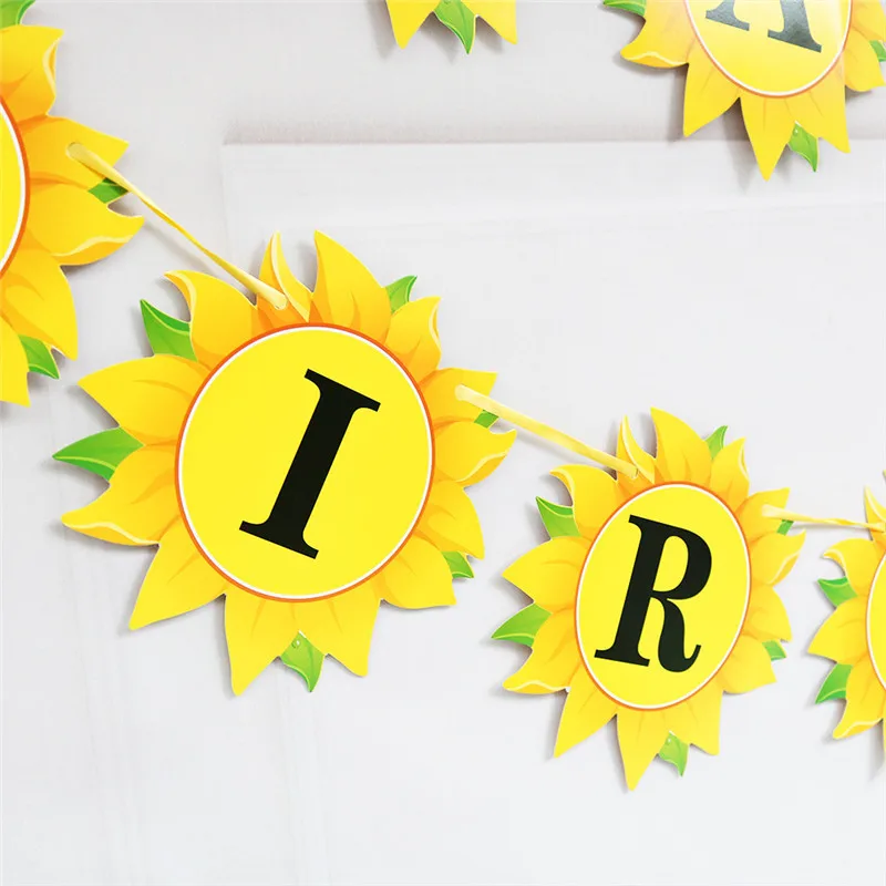 birthday decor sun flower happy birthday banner sunflower card ribbon glitter banner baby shower family party decor supplies birthday decor sun flower happy birthday banner sunflower card ribbon glitter banner baby shower family party decor supplies