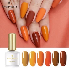 BORN PRETTY серия цветов тыквы УФ-гель для ногтей 6 мл чистый цвет ногтей замочить от ногтей гель лак расширение праймер дизайн