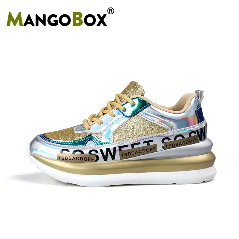 blinged out gym shoes