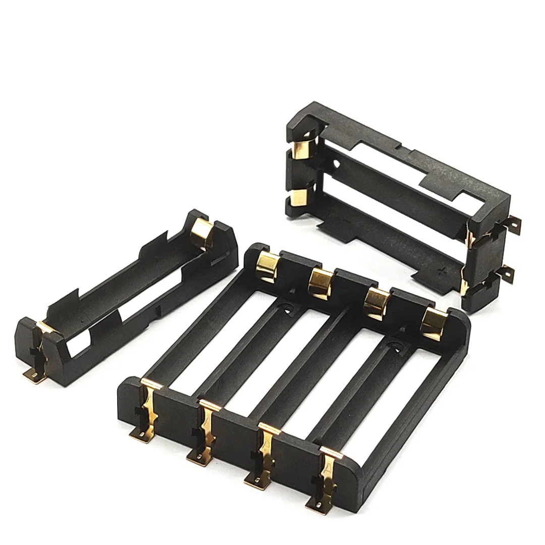 18650 SMT Battery Holder SMD Battery Box Power Bank With Bronze Pins Rechargeable 1x2x4 battery storage box battery case power bank box battery box power bank case charging treasure box battery holder