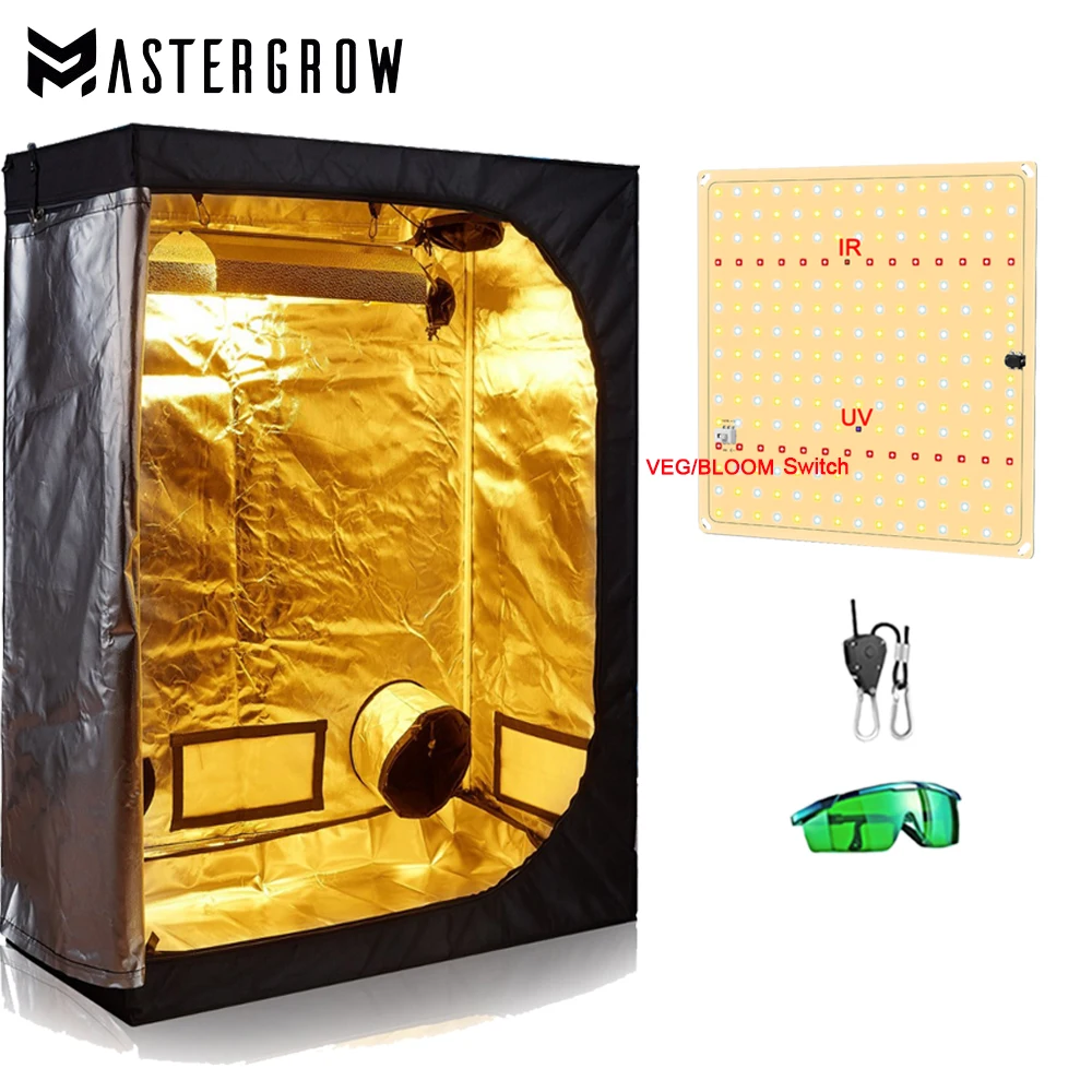 High Ppfd Silent Combo Full Spectrum 1000W Quantum Grow Led Multi-Size Grow Tent Growbox Set Per Sistema Idroponico Di Piante Da Interno