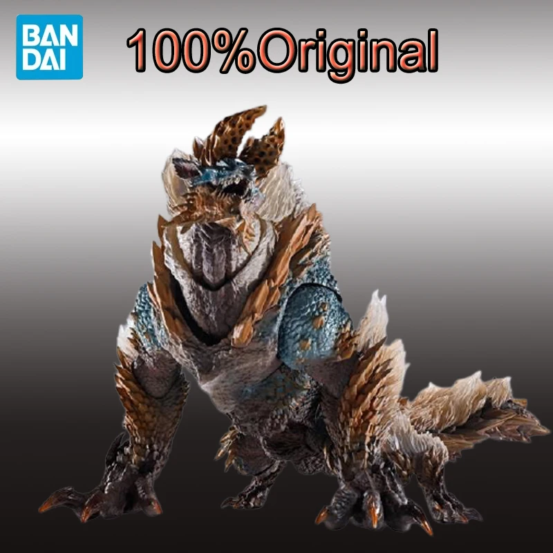 

Bandai Anime Shm X Monster Hunter Mh Jinouga Movable Model Action Figure Doll Deluxe Big Statue Collect Ornaments Xmas Gift Toys