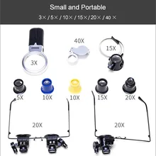 Лупа окуляр 5x 10x 20x 30x раз ремонт часов ювелирные изделия ценят