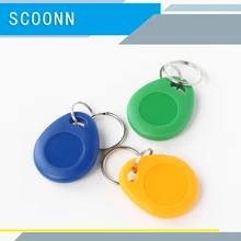 50 шт случайных цветов EM4305 T5577 Дубликатор значок копия 125 кГц RFID тег высокое качество llavero Porta Chave карты стикер брелок