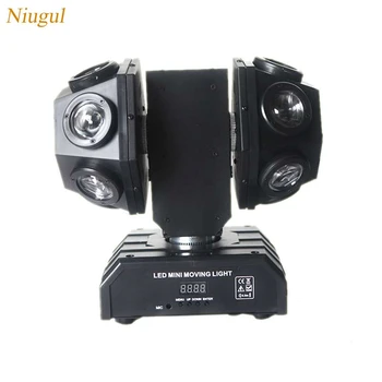 

12x10W Double Arms Beam Light RGBW Beam LED Moving Head Lights DMX512 LED Football Light DJ /Bar /Party /Show /Stage Lighting