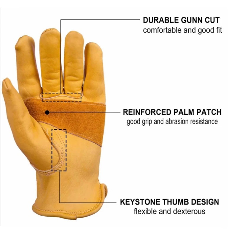 Outdoor Accessories Leather Motorcycle Gloves Knight Riding Gloves Retro Outdoor Riding Gloves Racing Gloves-S