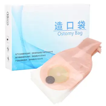 

10Pcs One-Piece System Ostomy Bag Medicals Drainable Pouch Colostomy Bag Ostomy Supplies Health Care Ostomy Bags Set