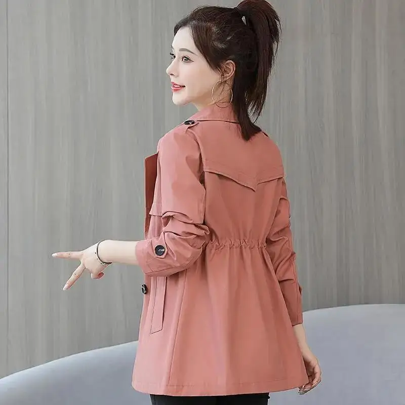 HI-FASHION 여성용 긴팔 얇은 코트, 캐주얼 바람막이, 2022 여성 재킷, 슬림 패션, 기본 코트, 아웃웨어, 가을