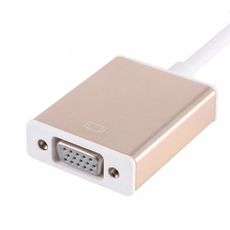 Видео кабель type-C к Vga адаптер док-станция Usb C 3,1 к Vga 1080P Hd конвертер для телефона Macbook Chromebook ноутбука монитор Proje