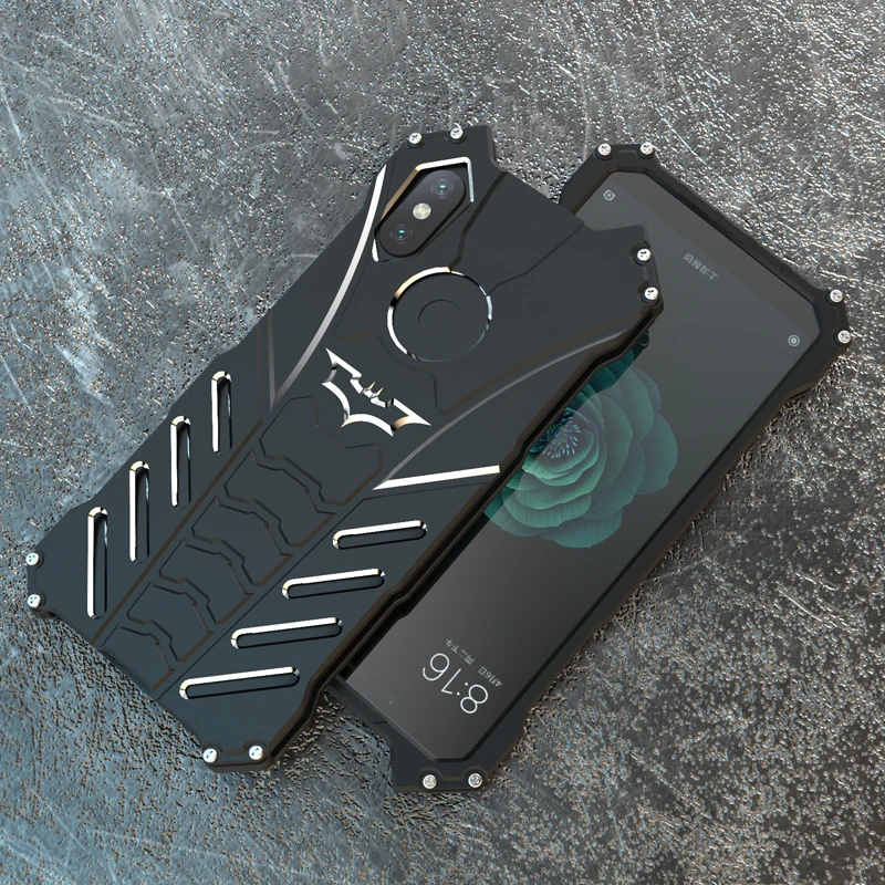 

Luxury Batman Aluminum Metal Case For Xiaomi Mi A2 Case Ultra Thin Hard Protection Back Cover For Xiaomi Mi A2 MiA2 Phone Cases