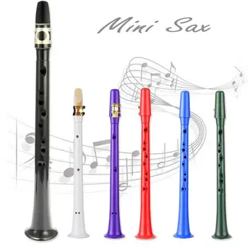 

Little Sax Pocket Saxophone Simple Key C Music Instrument ABS W/Carrying Bag Small saxophone saxophone simple clarinet clarinet
