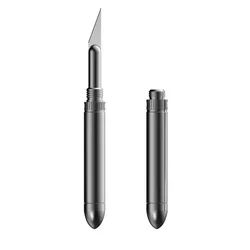 Mini faca dobrável, lâmina de aço de alto carbono para desenho, faca afiada e dobrável para arte em caixas abertas