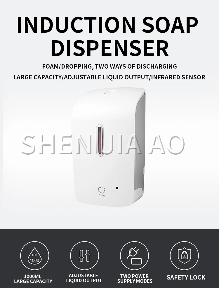 Dispensador de Sabão Desinfecção Descartável Hotel Indução Automática Mão Desinfetante Máquina Casa Parede-montado Cozinha 2 Cheap Distribuidores de toalhas molhadas