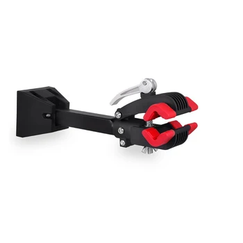 

Storage Heavy Duty Quick Release Home Rack Mechanic Saving Place Garage Foldable Wall Mount Bike Repair Stand Workstand