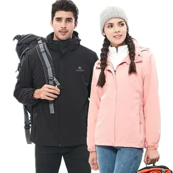 

Men Women Winter Waterproof Fishing Skiing Warm Softshell Fleece Hiking Outdoor Trekking Homme Camping Jacket Plus M-5XL Climb