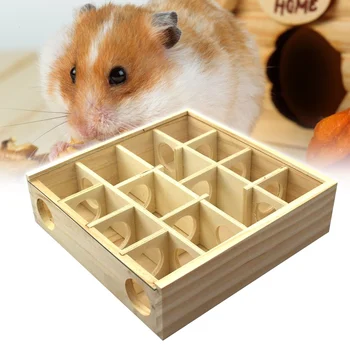 

25CM Wooden Mazes Tunnel For Small Animals Pet Hamster Gerbil Rat Mouse Mice Small Animal Play Toys Hamster mazes
