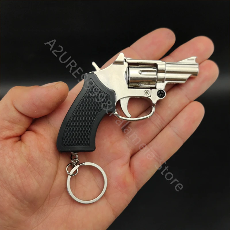 OW Game Mccree mini gun Alloy metal keyring keychain Key Ring