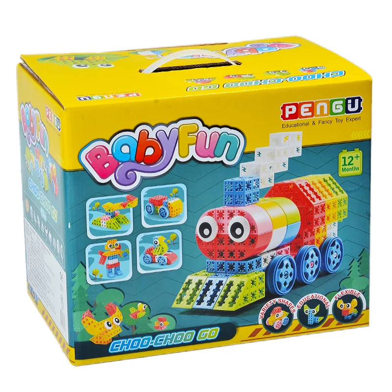 

SUPKIDS pengu Six-Sided Splicing Toys Educational Toy Version Sweet Delights Time