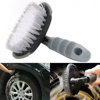 

Car Rim Tire Cleaning Brush T-Type Multifunctional Wheel Tleaning Tool NEW Easy To Use