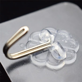 

2 pcs Strong Transparent Suction Cup Sucker Wall Hooks Hanger For Kitchen Washroom Vacuum Sucker Wall Hooks Bearing 15 kg