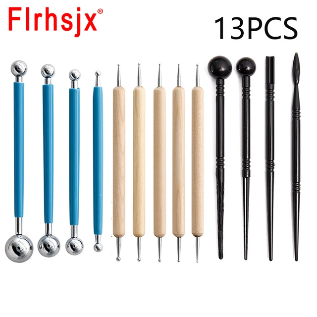 8 in 1 Clay Sculpting Kit Molding Tools for DIY Ceramic Pottery - AliExpress