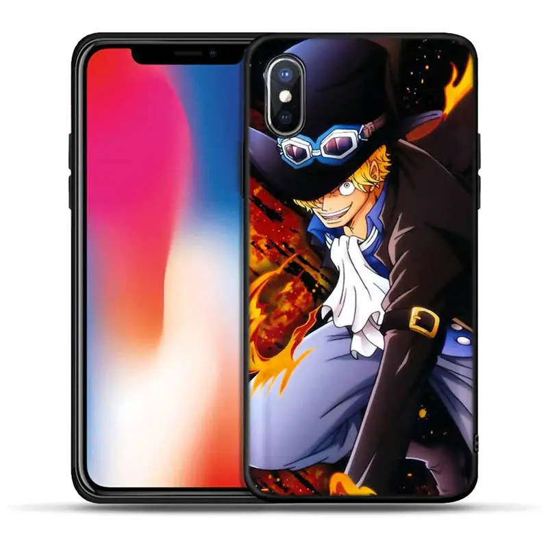 One piece Аниме Луффи Ace Zoro для iPhone X XR XS Max 8 7 6 6S Plus 5 5S SE Мягкий силиконовый чехол, Fundas ETUI COQUE - Цвет: H1359