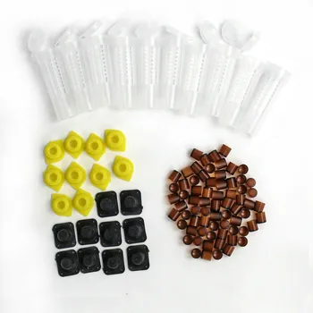 

Bee Cups Complete System Kit Rearing Queen Beekeeping Box Bees Tools Cages Cell Cage King Catcher