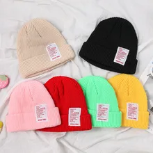 Зимняя однотонная шерстяная вязаная шапка, женская модная повседневная шапка, теплая женская мягкая утолщенная шапка, вязаная шапка-носок, шапка для катания на лыжах