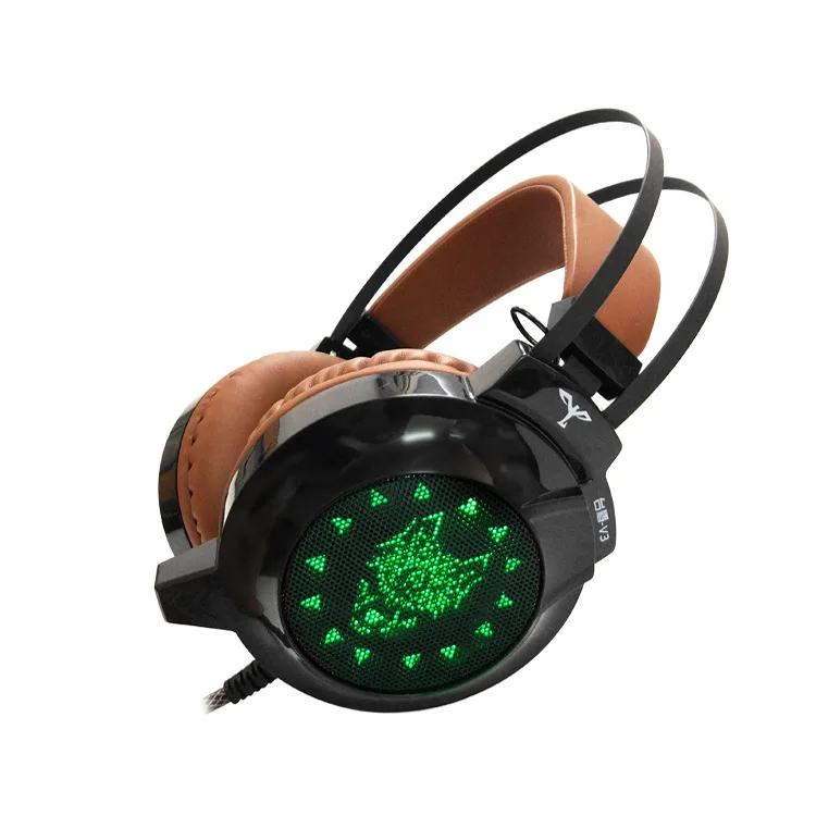 

Desktop Computer V3 Jedi Survival Chicken with Vibration Headset E-Sports Game Wired Earphones Household