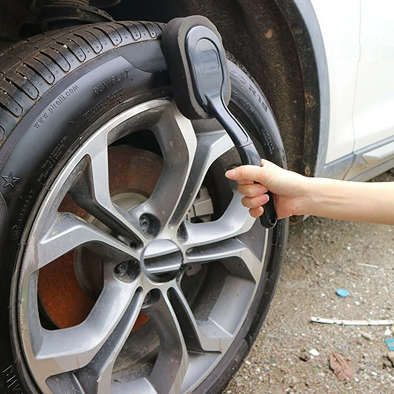 Автомобильная и автомобильная шина для восковой полировки, губка для мытья, щетка для чистки, длинная ручка, щетка для полировки воска, мойка, уход за краской