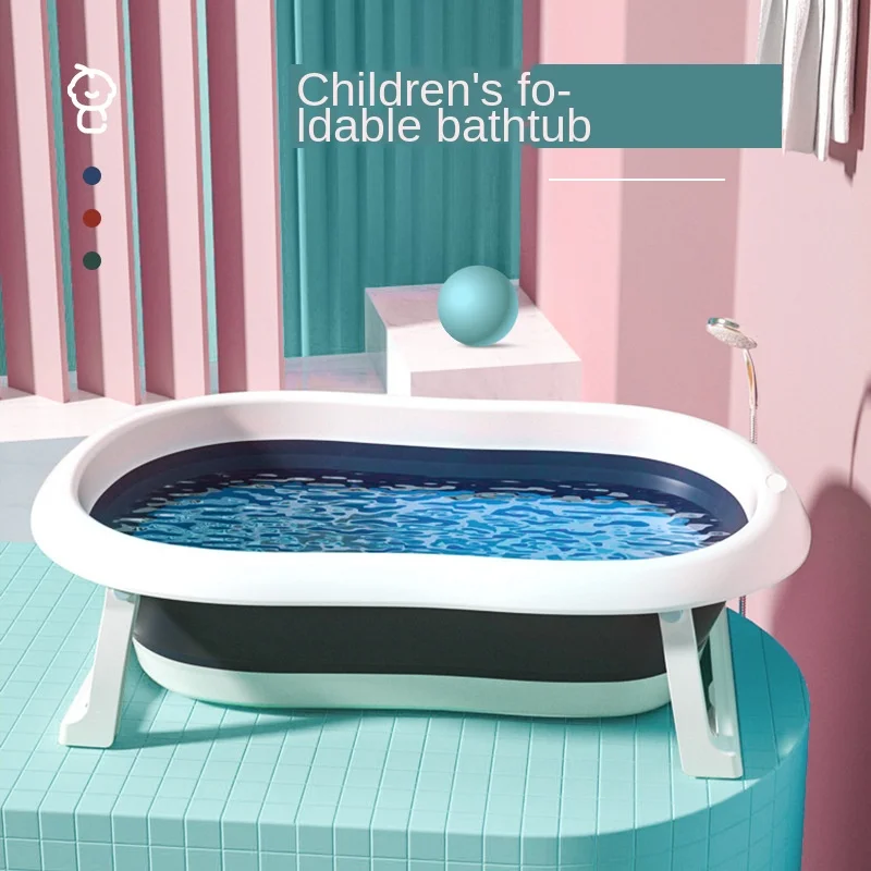 Baby Multifunctional Folding Tub Child Bath Tub Baby Bath Home Newborn