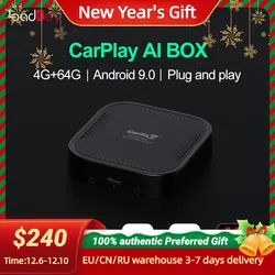 Carlinkit – 3 CarPlay décodeur sans fil, Android Auto, Apple CarPlay, pour Audi, Bmw, Mazda, Toyota, Netflix TV, 4G LTE, 128G TF, GPS 