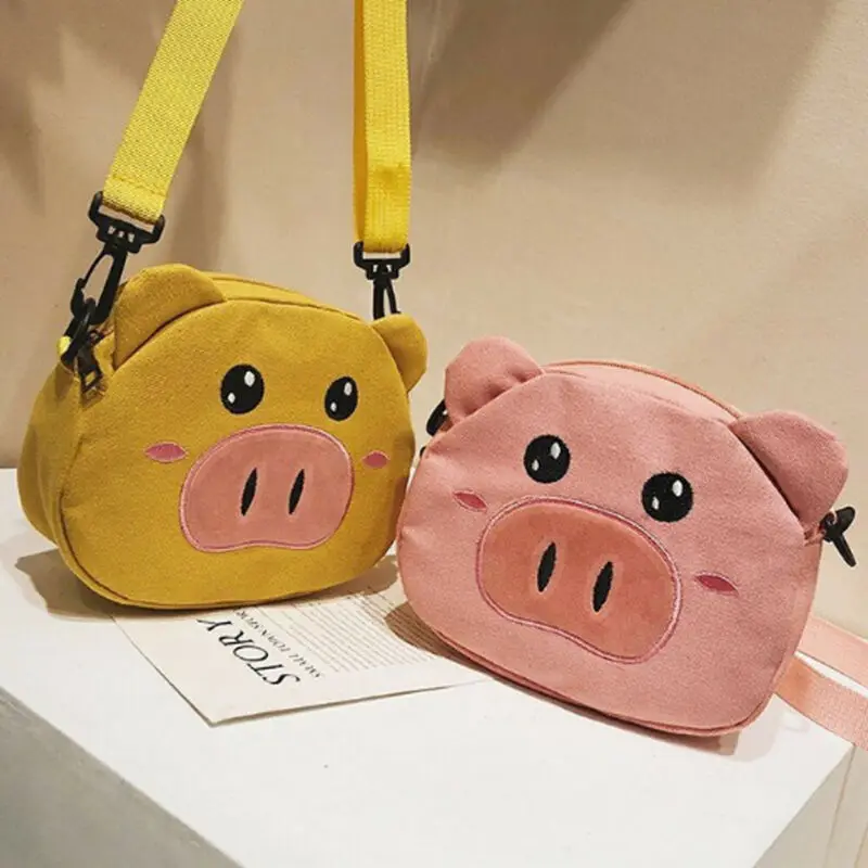 Pudcoco Women Baby Girls Shoulder Bag Small Handbag Tote Satchel Ladies Pig Messenger Cross Body Plush Purses | Игрушки и хобби