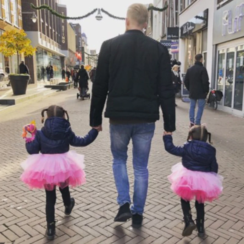 Юбка TUTU девочки юбка детской 6 ти слойной пряжи балета танца торта|girls tutu skirt|girls
