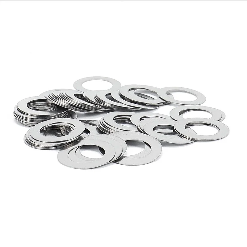 100 PIECES .320" x .500" x .020 SHIM WASHER Stainless Steel 5/16" FLAT WASHER 