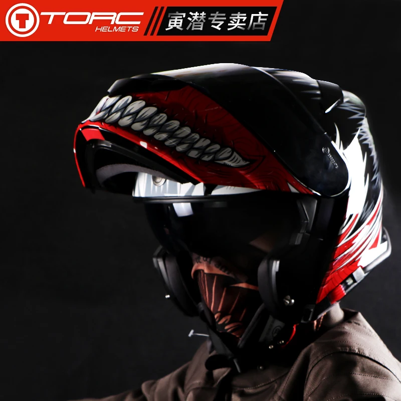 Мотоциклетный шлем TORC защитный на все лицо для мотогонок|motorcycle helmet flip|motorcycle flip