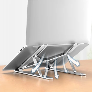 

Adjustable Foldable Laptop Stand Non-slip Desktop Notebook Holder Laptop Stand For Macbook Pro Air IPad Pro DELL HP