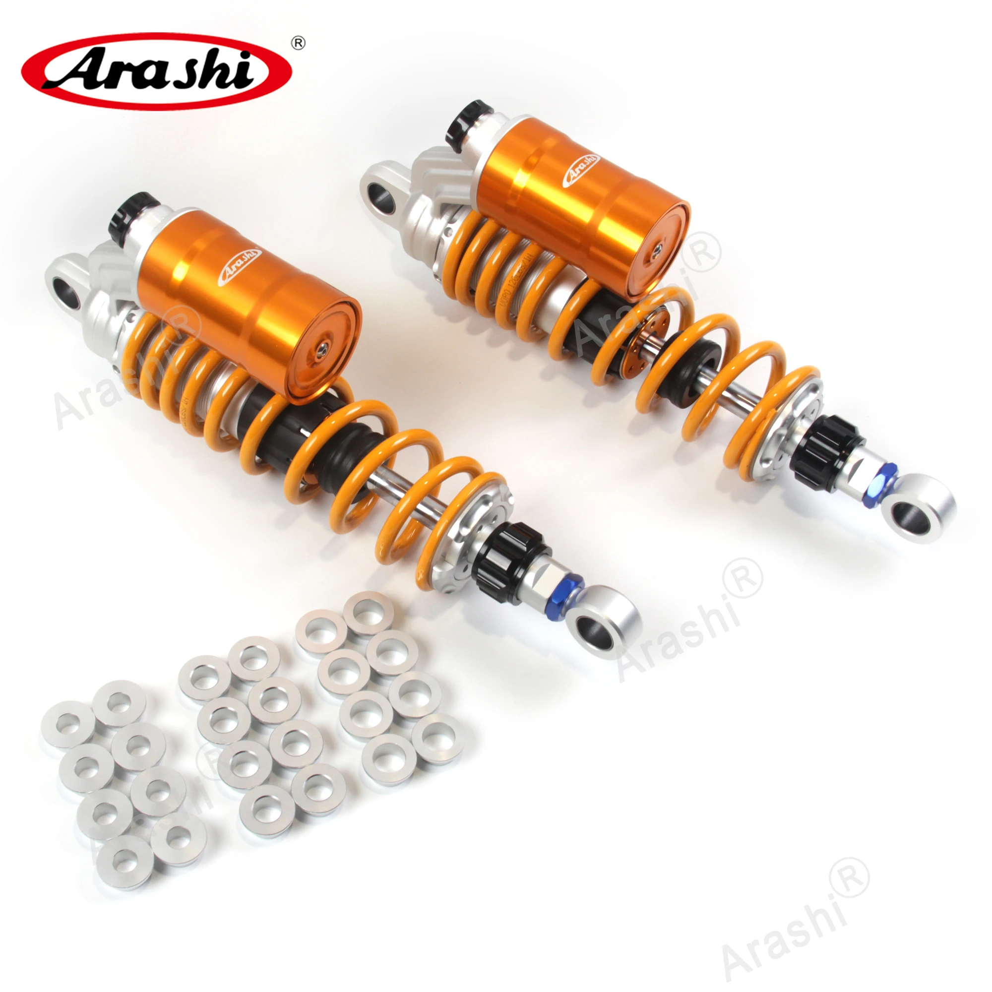 Ammortizzatore Anteriore Ad Aria Per Moto 305mm - Mono Sospensione Regolabile Per ATV, Scooter, Fuoristrada