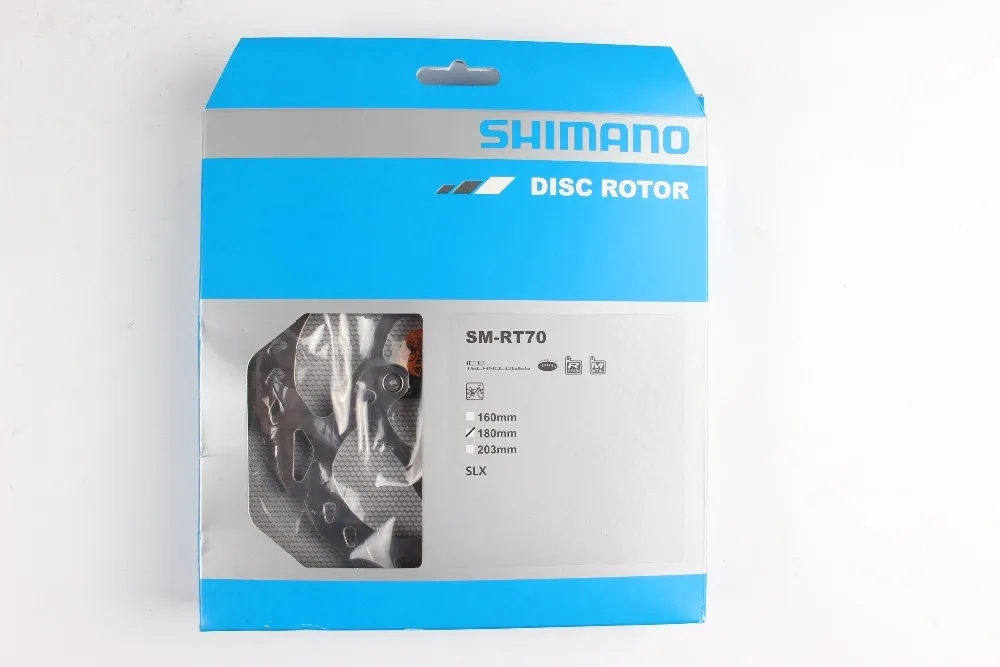 Новинка года Shimano SLX SM-RT70 ротор дисковый тормоз Ротор велосипед SM RT70 Центральный замок костюм SLX 160 мм Ice-technology SLX M7000