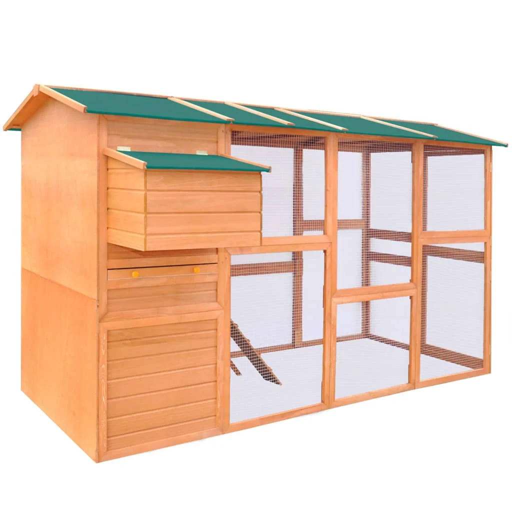 Курятник из дерева 116 &quotx 64 2&quot x 67 &quotкоричневый куриный Домик железной