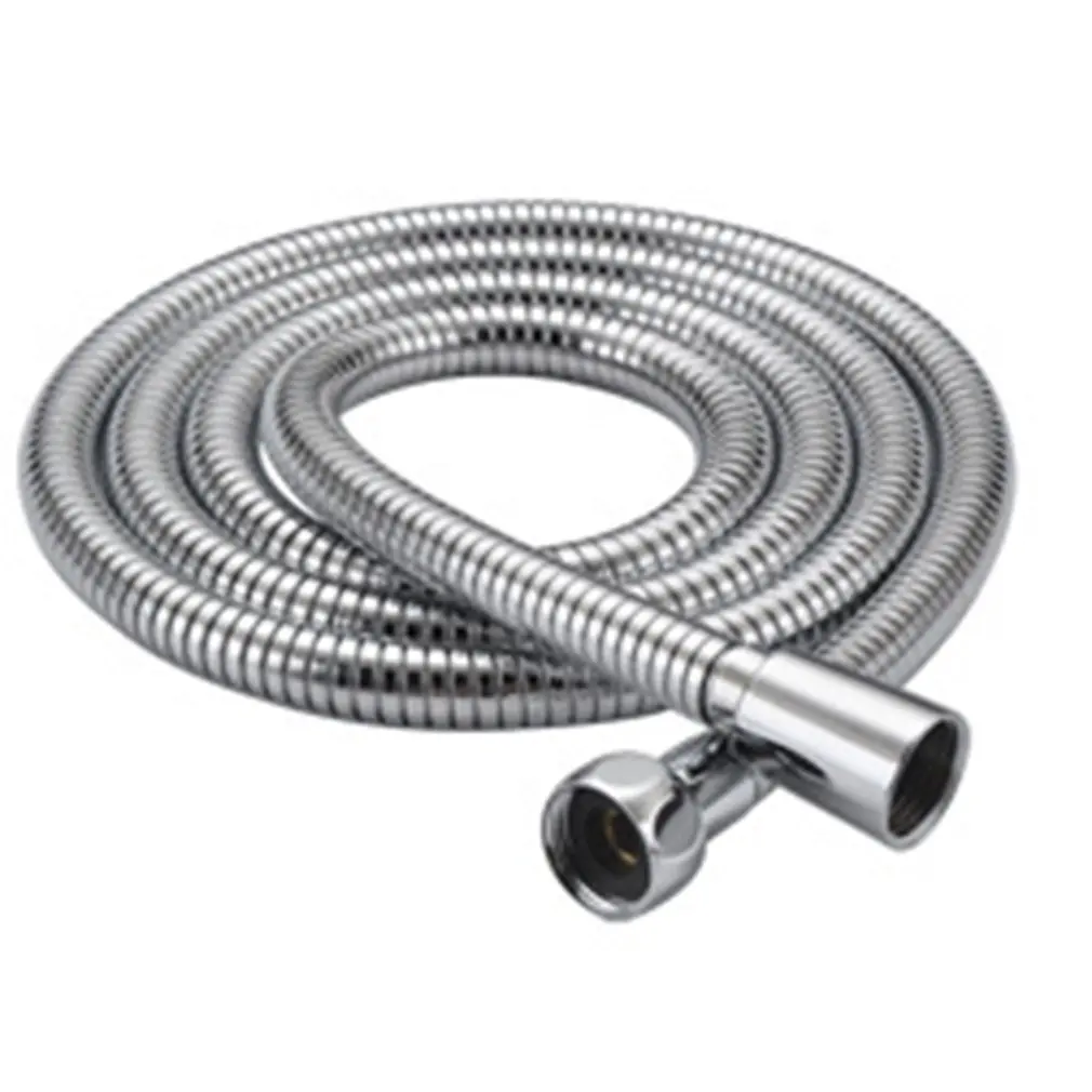 

New Household Shower Hose 1.5M Stainless Steel Shower Hose Sanitary Hose Explosion-Proof Spring Shower Telescopic Hose