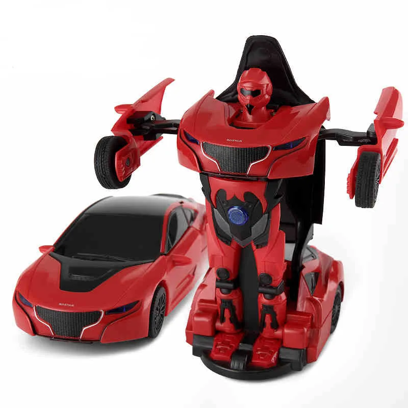 

Rastarrs Cops 1: 32 Alloy Car a Key Deformation Robot Sound And Light Boy Toy