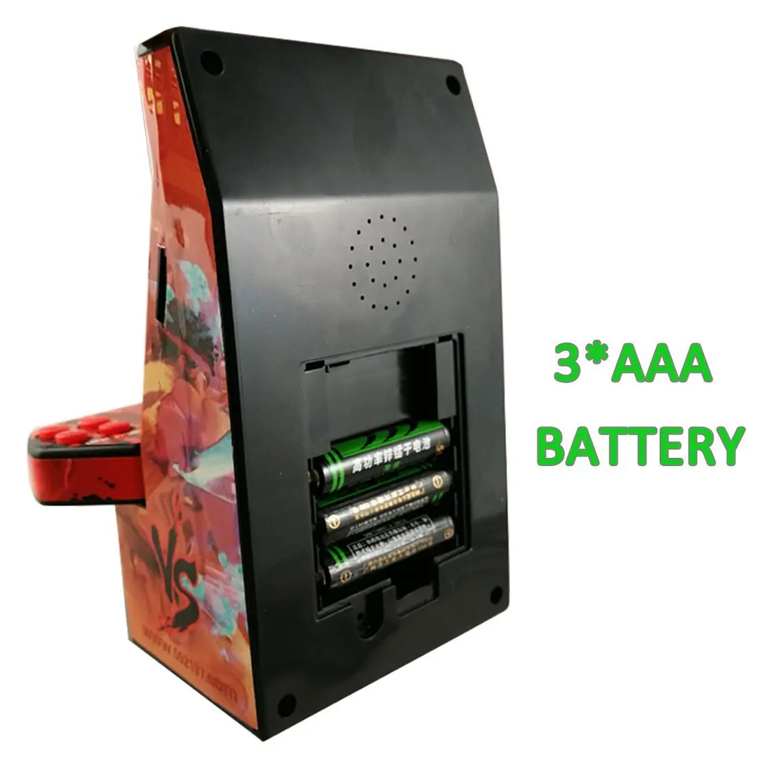 Mini Arcade Game Mini Retro Arcgade Machine 183 Game Doubles Handle 2.8-Inch