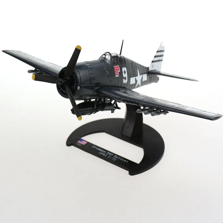 

AVIONES WWII US NAVY Grumman F6F Hellcat Fighter 1945 1/72 Diecast Model