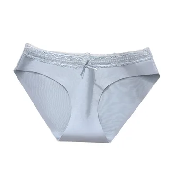 

3Pc/Lot Women's Panties Seamless Cotton Solid Briefs Sexy Lingerie Female Casual Soft Underwear Ladies Underpants Women Intimate