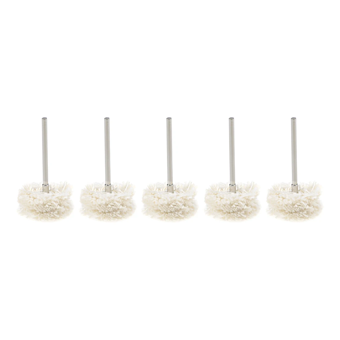 

uxcell Mini Cloth Buffing Wheels 25X8mm with 2.35mm Arbor to Rotary Tool Jewelry Metal Wood etc. Polishing Yellow 10Pcs