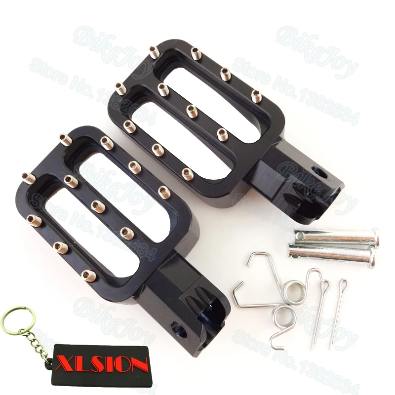 Black Foot Rest Cnc Aluminum Footpegs For 110cc 125cc Klx Ttr Dirt Pit
