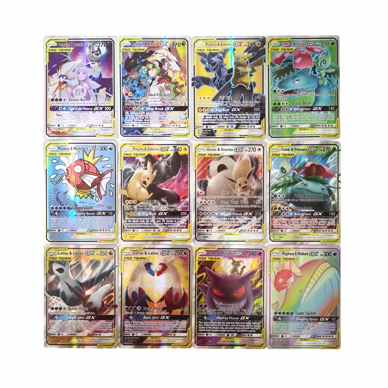 Карты Pokemon V MAX GX Лидер продаж детская битва английская версия игровая бирка