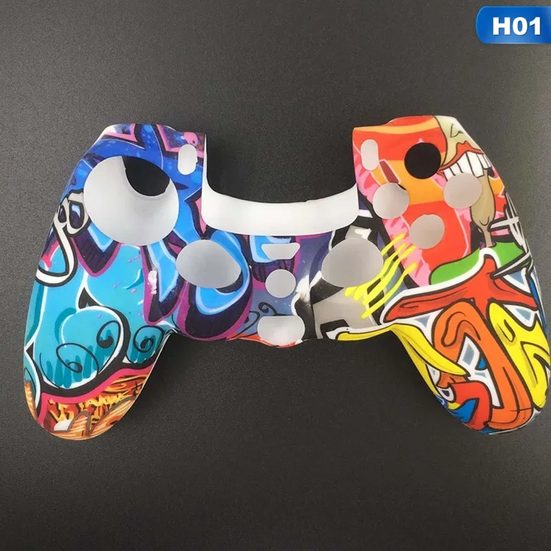 16 цветов Противоскользящий силиконовый защитный чехол для sony playstation 4 PS4 DS4 Pro тонкий контроллер большого пальца